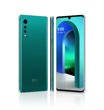 LG smartphone shown from the front on a neutral background